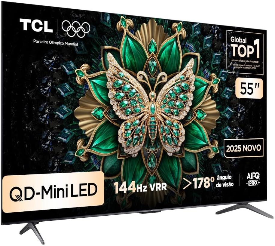 Smart TV TCL 55 Polegadas QLED Mini LED 4K 55C6K